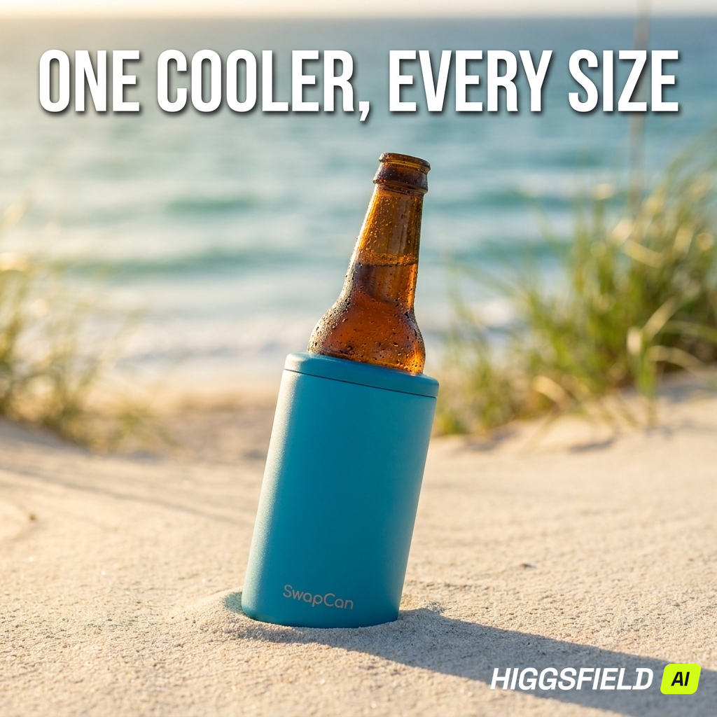 SwapCan™ 3 in 1 Insulated Can Cooler