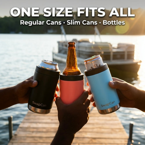 SwapCan™ 3 in 1 Insulated Can Cooler